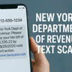 জরুরি সতর্কবার্তা: ভুয়া “New York Department of Revenue” ট্যাক্স টেক্সট স্ক্যাম (NYS DTF সতর্কতা)