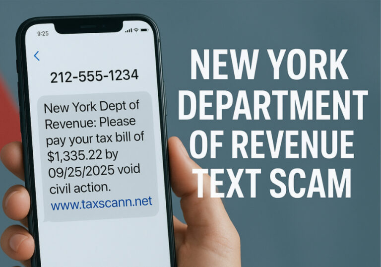 জরুরি সতর্কবার্তা: ভুয়া “New York Department of Revenue” ট্যাক্স টেক্সট স্ক্যাম (NYS DTF সতর্কতা)